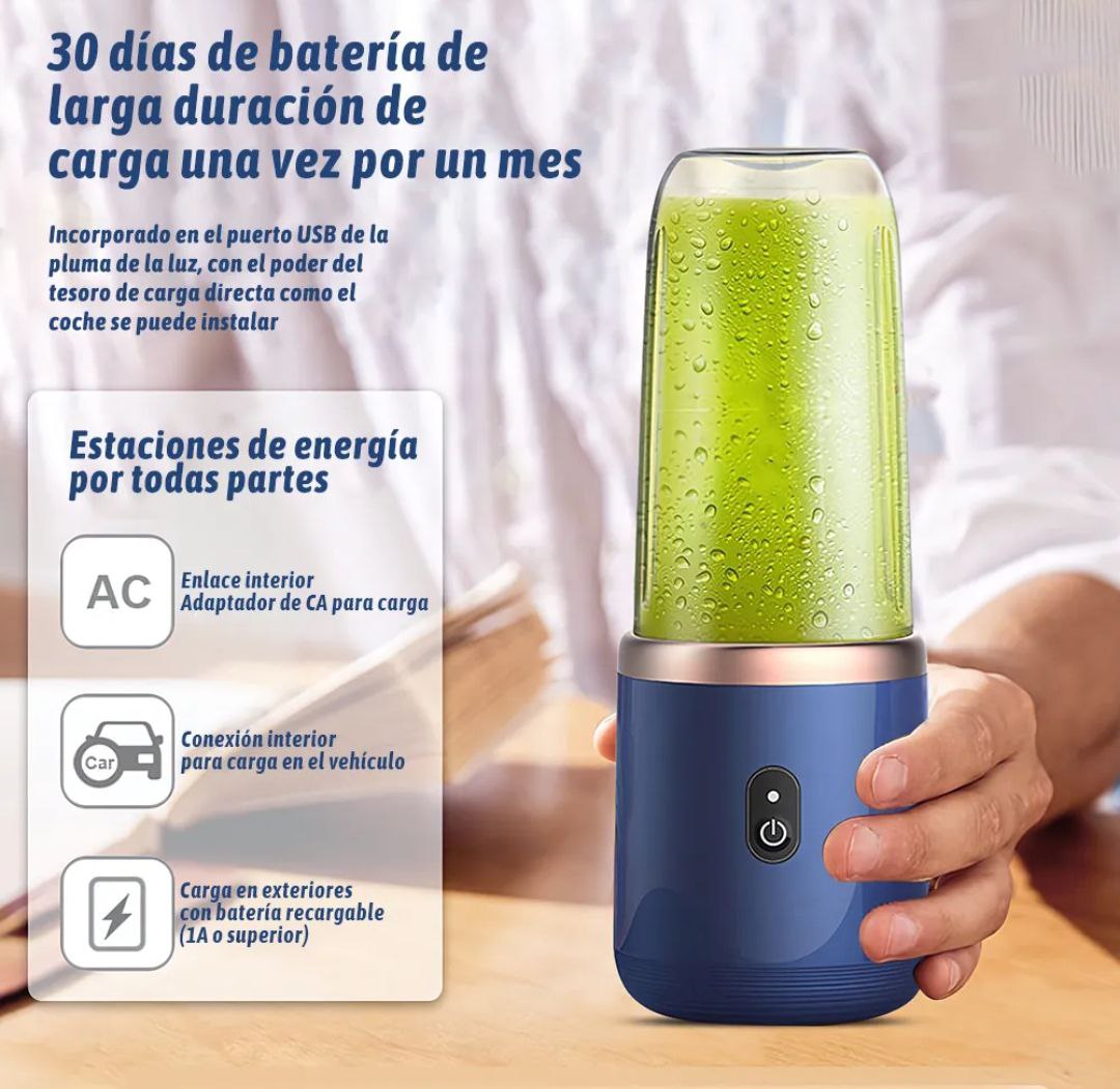 Licuadora Portatil Con Exprimidor