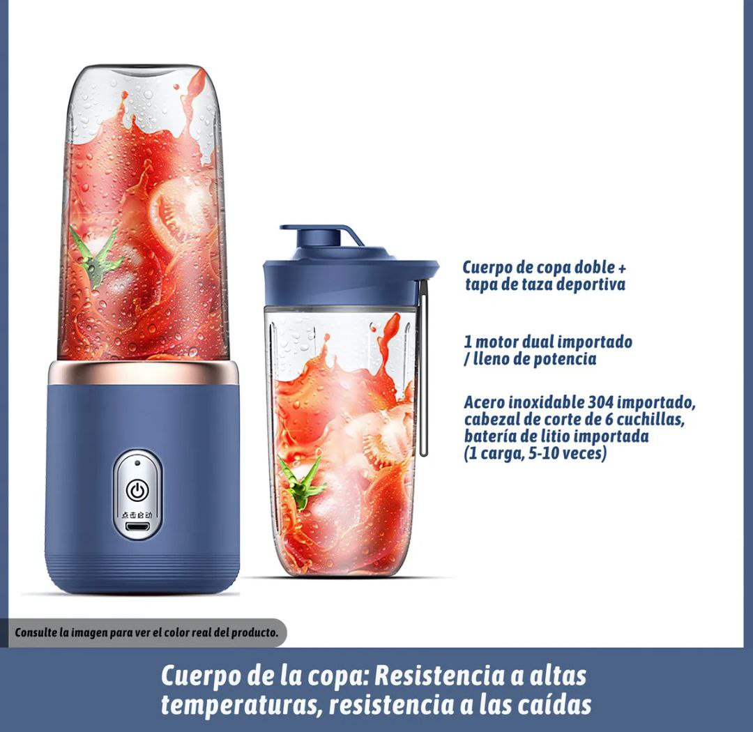 Licuadora Portatil Con Exprimidor