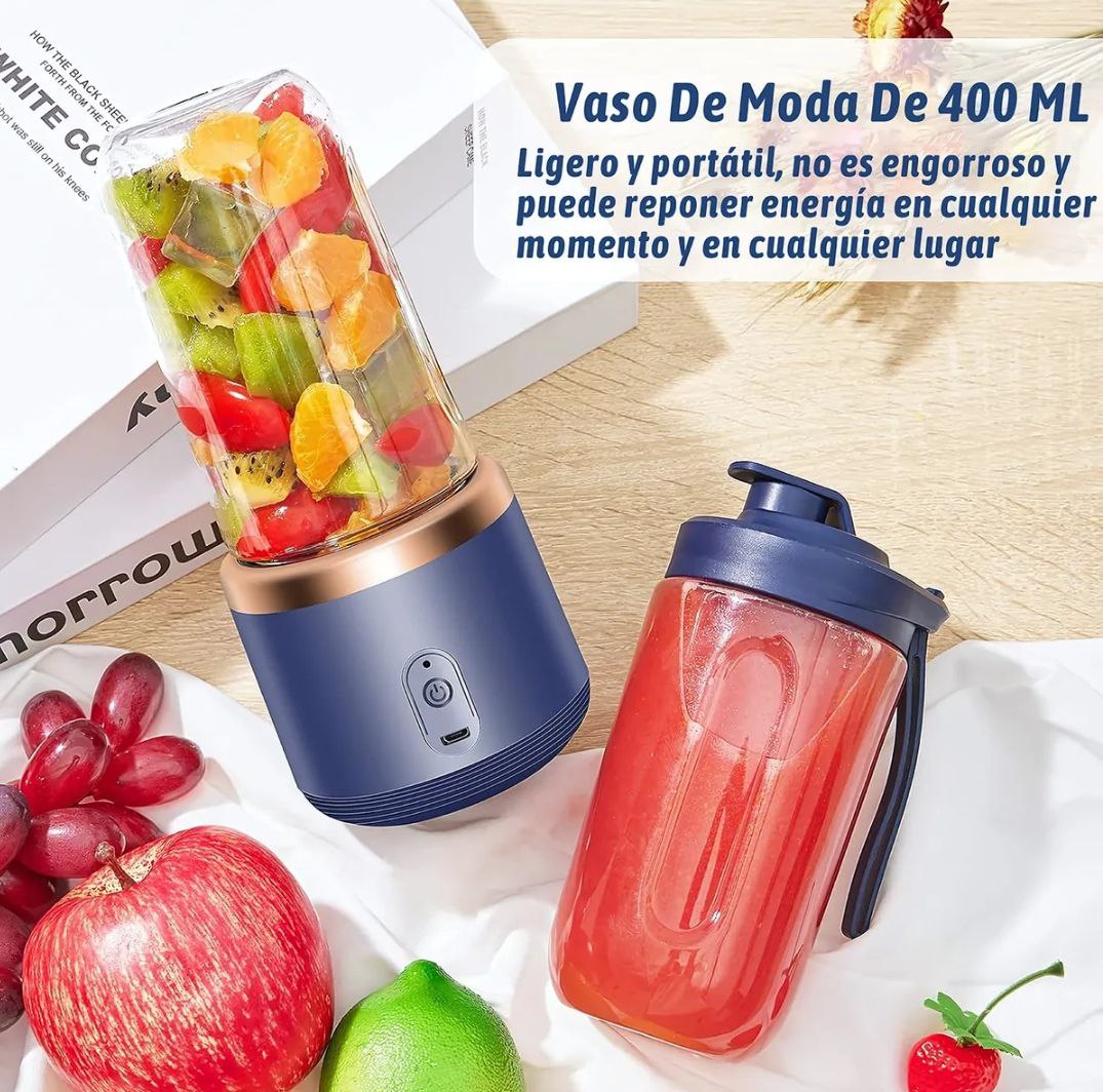 Licuadora Portatil Con Exprimidor